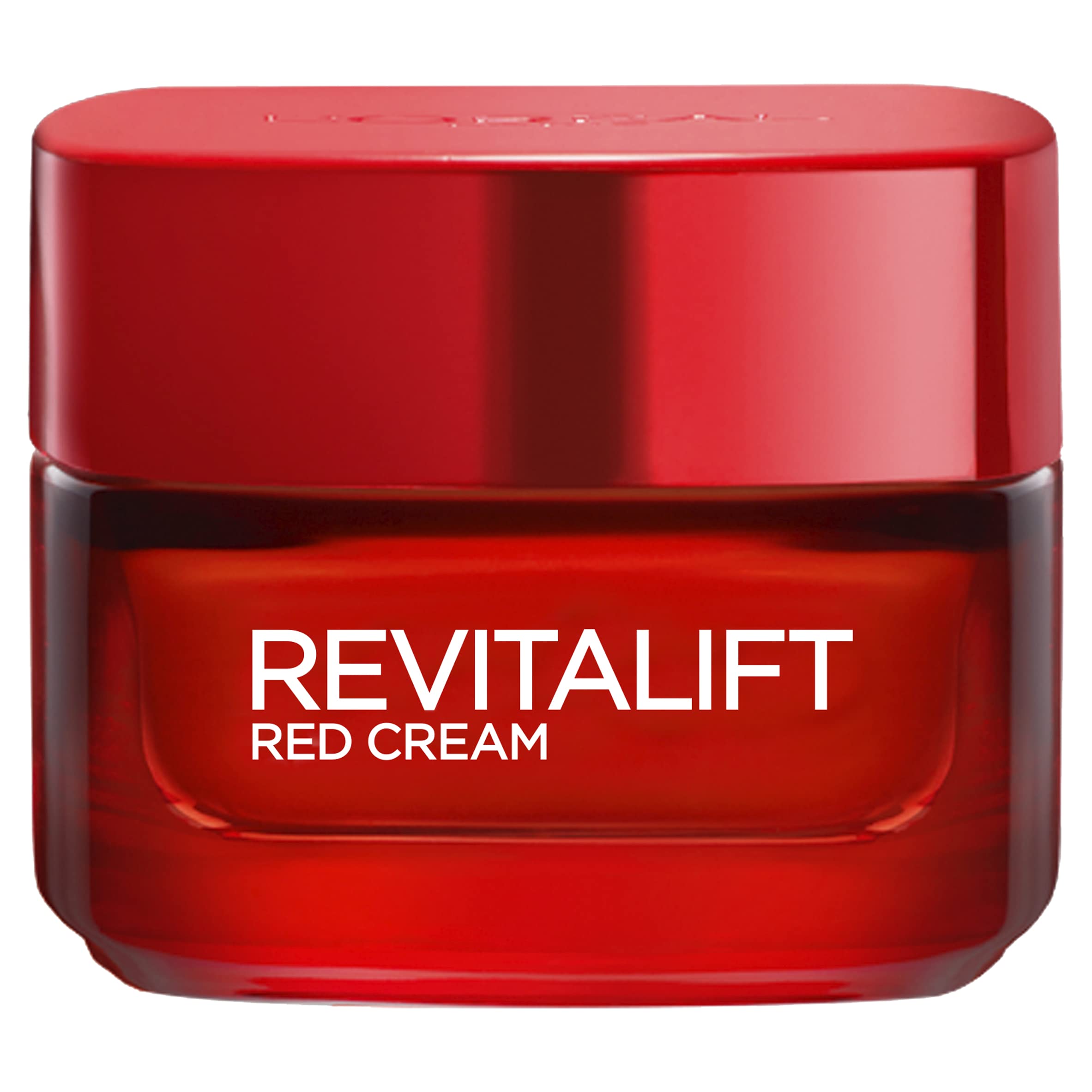 L'Oreal Paris Revitalift Energising Red Healthy Glow Day Cream, with Pro-Retinol & Red Ginseng, Cream Enriched with Pigment, Reactivate Healthy Glow, Skin Appears Renewed & Radiant, 50ml