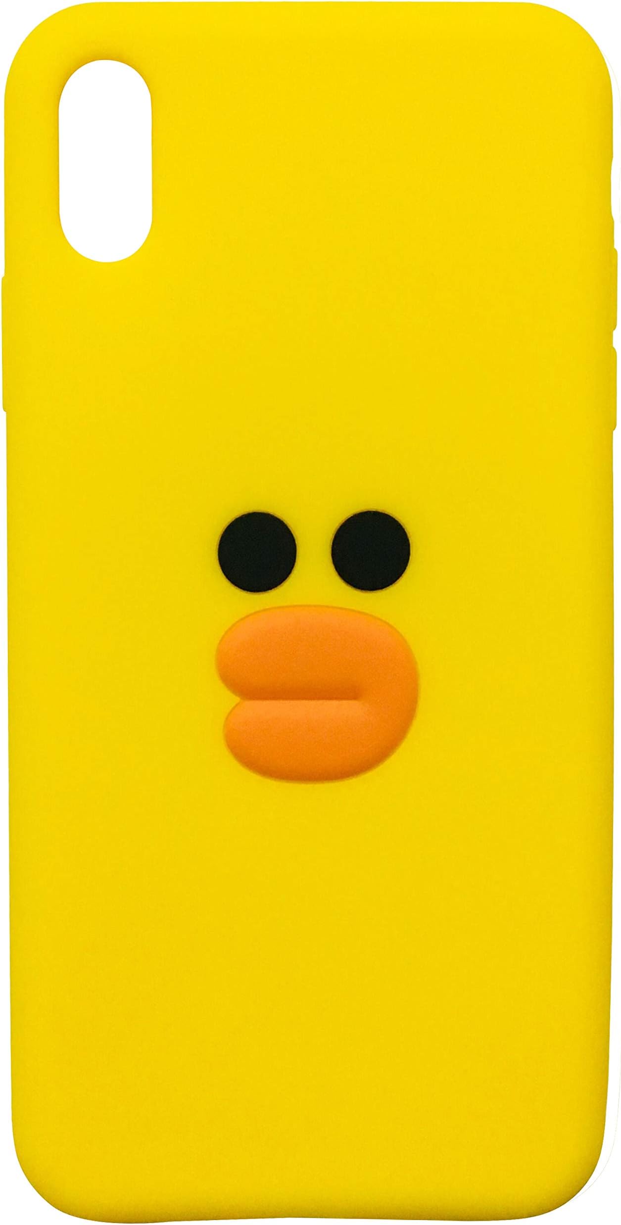 TopFunny Cases for iPhone Xs Max Case Silicone 3D Cute Cartoon Duck Soft TPU Slim Fit Rubber Bumper Protective Gel Cover Shockproof Case Compatible with Apple iPhone Xs Max 6.5" Yellow