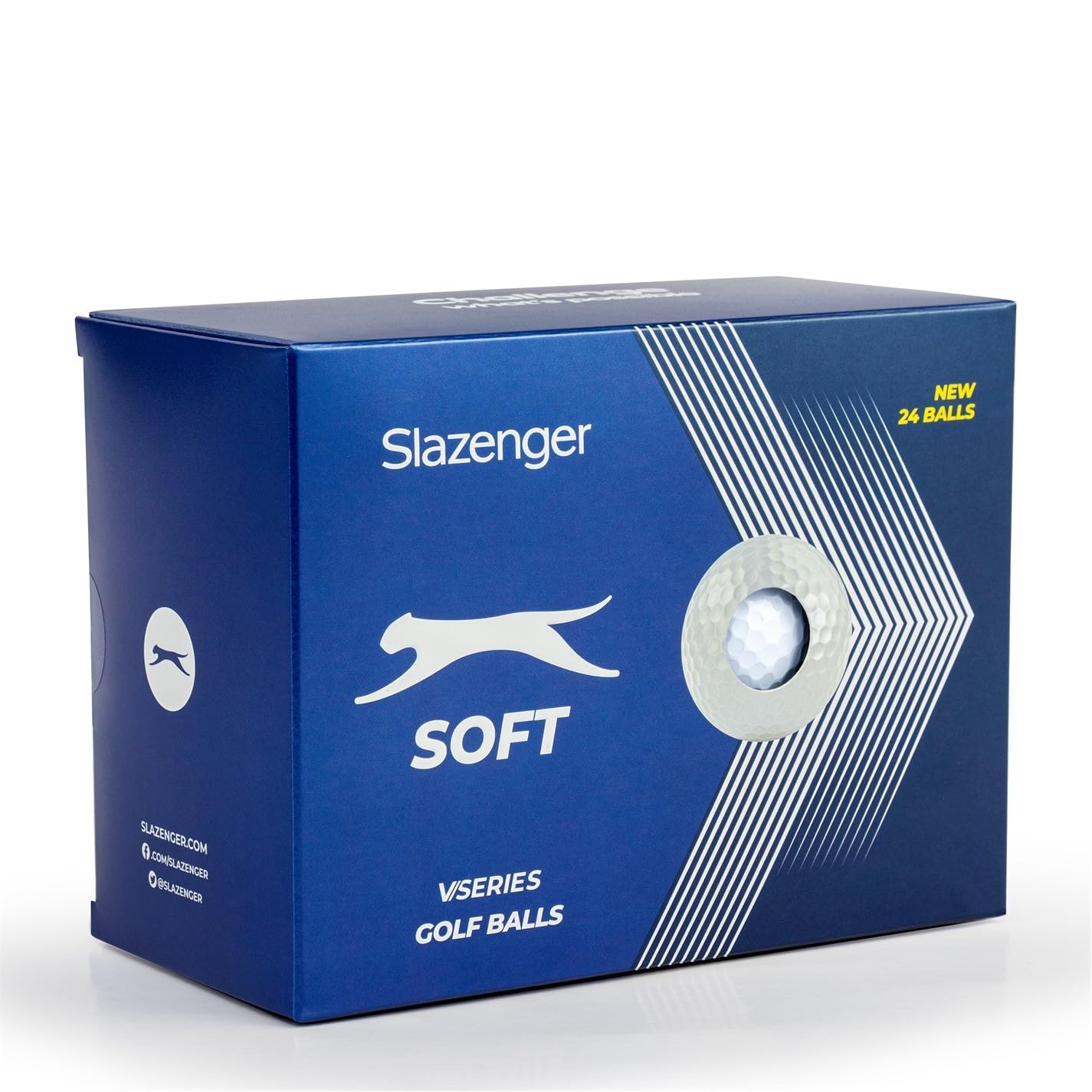 Slazenger Unisex V300 Soft 24 Pack Golf Balls White One Size