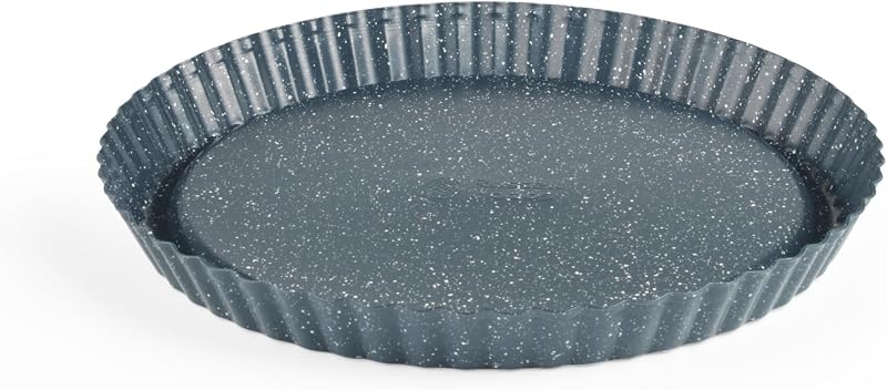 Russell Hobbs Nightfall 28cm Tart Tin Non-Stick Fluted Pan Carbon Steel