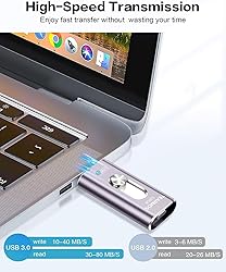 TEARMOS 128GB Flash Drive for iPhone Photo Stick