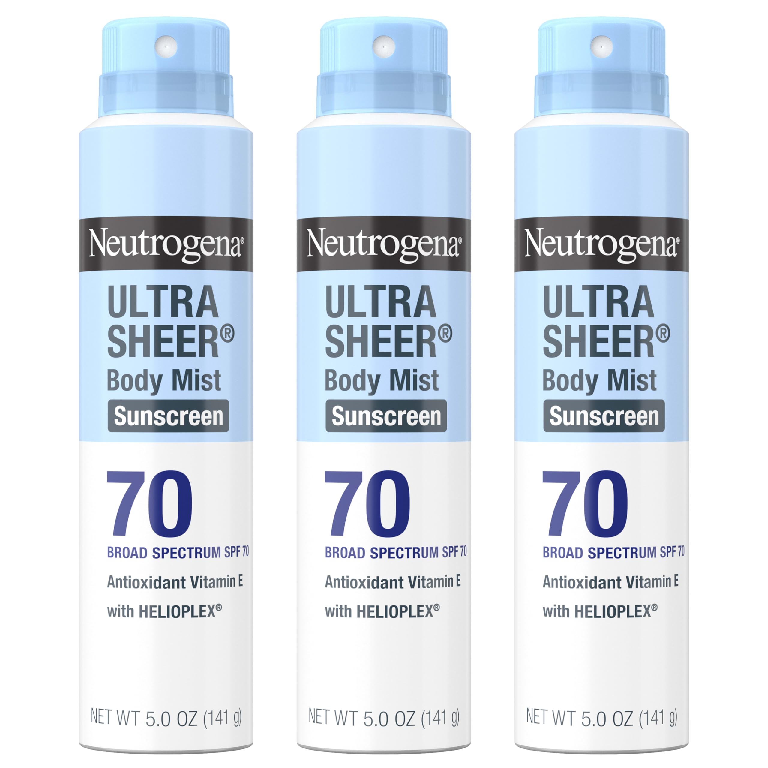 Neutrogena Ultra Sheer Sunscreen Spray, SPF 70, 5oz