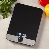 KitchenAid Digital Glass Top Kitchen Scale 5000g/5000ml Black view 3