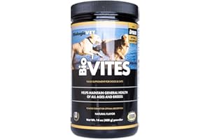 Flora Health BiologicVET BioVITES Complete Multi-Nutrient Supplement - Vitamins, Minerals & Enzymes, Fibre, Lignans, Prebioit