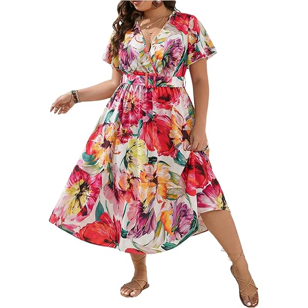 Womens Plus Size Midi Boho Solid Dress 3/4 Sleeve Crew Neck Beach Dress Flowy Swing Summer Dresses Up to 5XL (Blue, M) at Amazon Women's Clothing store Womens Plus Size Midi Boho Solid Dress 3/4 Sleeve Crew Neck Beach Dress Flowy Swing Summer Dresses Up to 5XL (Blue, M) at Amazon Women's Clothing store