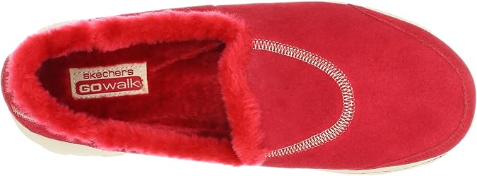 skechers go walk fur lined shoes