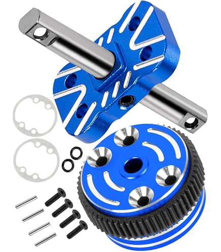 Aluminum Alloy Differential Locker Spool For Traxxas Drag Slash 1967 C10 RC Car - Upgrade Part (Blue) - View #8