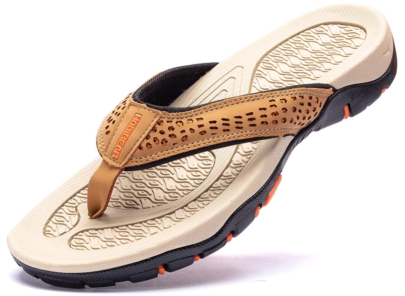 GUBARUNMens Sport Flip Flops Comfort Casual Thong Sandals Outdoor