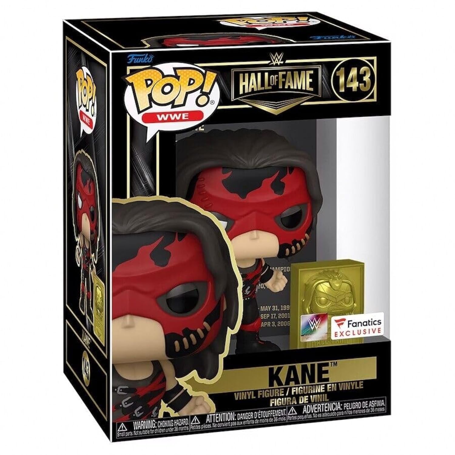 Funko POP! WWE Kane Hall of Fame #143 Fanatics Exclusive