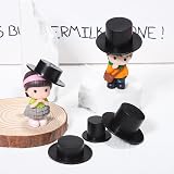 JOINPAYA 60pcs Mini Snowman Hats for Dollhouse Crafts & DIY Projects view 5