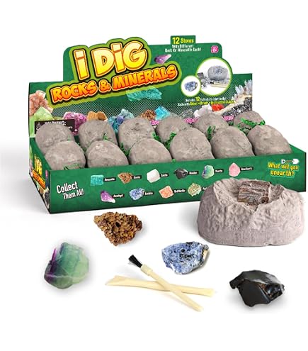 Kit éducatif - Collection de roches et minéraux - 15pcs - Cristaux - Pierres précieuses - Enfants - Jeux - Jouets Kit éducatif - Collection de roches et minéraux - 15pcs - Cristaux - Pierres précieuses - Enfants - Jeux - Jouets