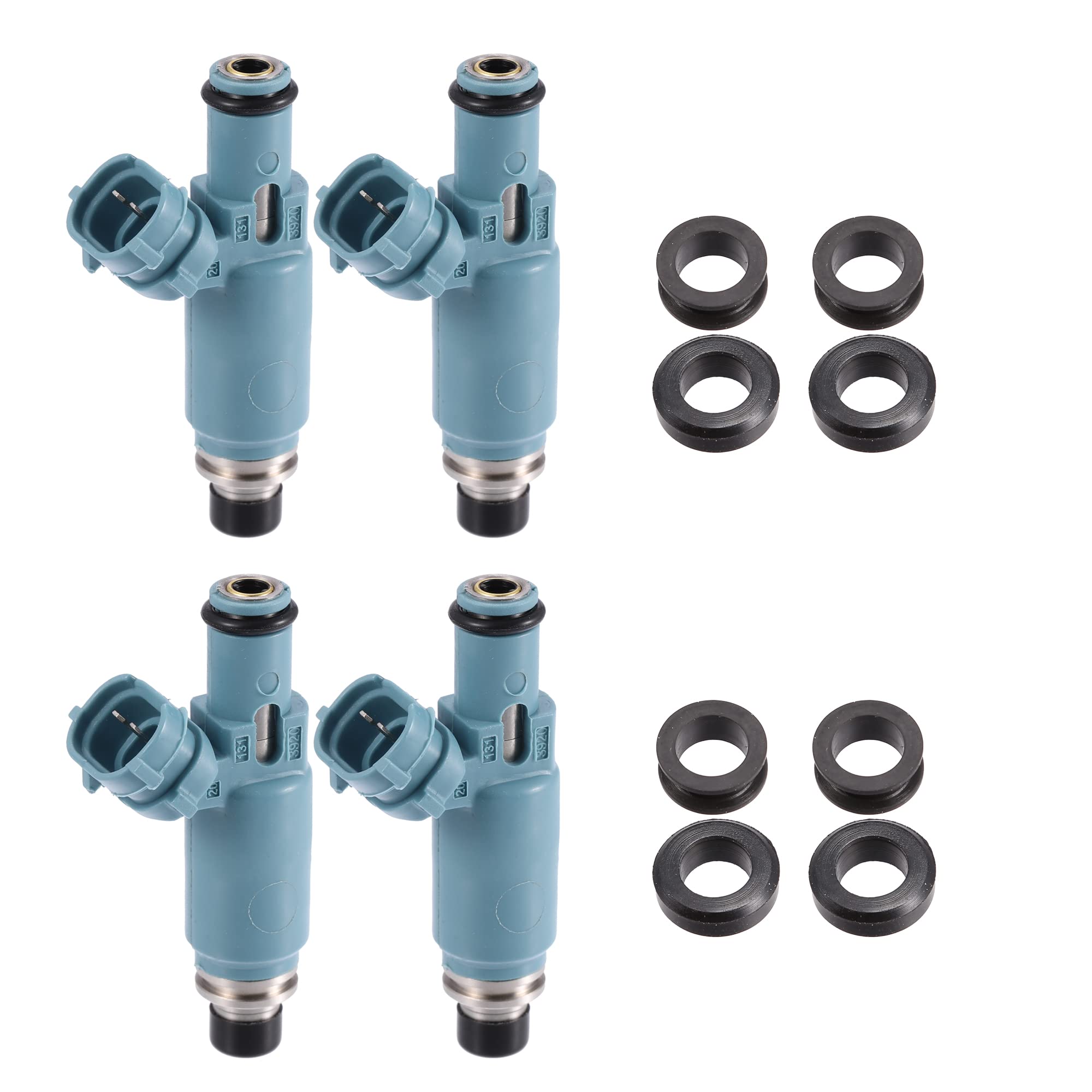 Photo 1 of X AUTOHAUX 4pcs 195500-3920 16611-AA521 Fuel Injector for Subaru WRX 2.0L Turbo 5MT/AT SEDAN 2002-2005