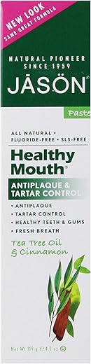 ヘルシーマウス ティーツリー（ティートリー）ハミガキ粉 125g[海外直送品]