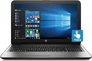 HP 15.6 Inch Touchscreen Laptop Computer (Intel Core i3-6100U 2.3GHZ, 8GB RAM, 1TB Hard Drive, DVD, HDMI, USB 3.0, HD Webcam, Windows 10 Home) (Renewed)