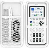 Case for Texas Instruments TI-84 Evo/TI-84 Plus CE Calculator White | Hard Carrying Travel Case for Texas Instruments TI-84 Plus CE/TI-84 Evo/TI-84 Plus/TI-30XIIS/TI-30XS Graphing Calculator