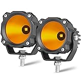 Lumimotor 3 Inch Round LED Pod Lights 50W Spot