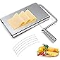 Cheese Slicer, Wire Cheese Slicer for Cheese Butter, Equipped with 5 Replaceable Cheese Slicer, Wires Adjustable…