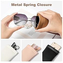 MEIBOOCH Squeeze Top Sunglass Case, New