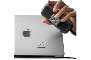 DELTAHUB HoldX Magnetic Mount - Universal Phone & External Drive Holder for Laptops, Desks | Strong Magnetic Stand for SSDs, 