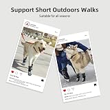 PUPTECK 2 Pairs Anti-Slip Dog Socks Paws Stop Licking Boots Small Large view 6