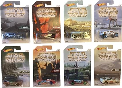 star wars hot wheels set of 8