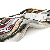 Pasonio Electric Heating Pad for Back Pain Relief - 12 Heating Levels-8 Timer Settings - Heat Pad with Moist & Dry Heat Therapy - Hot Heated Pads -Washable (XL 12"x24" Camouflage) - MCC