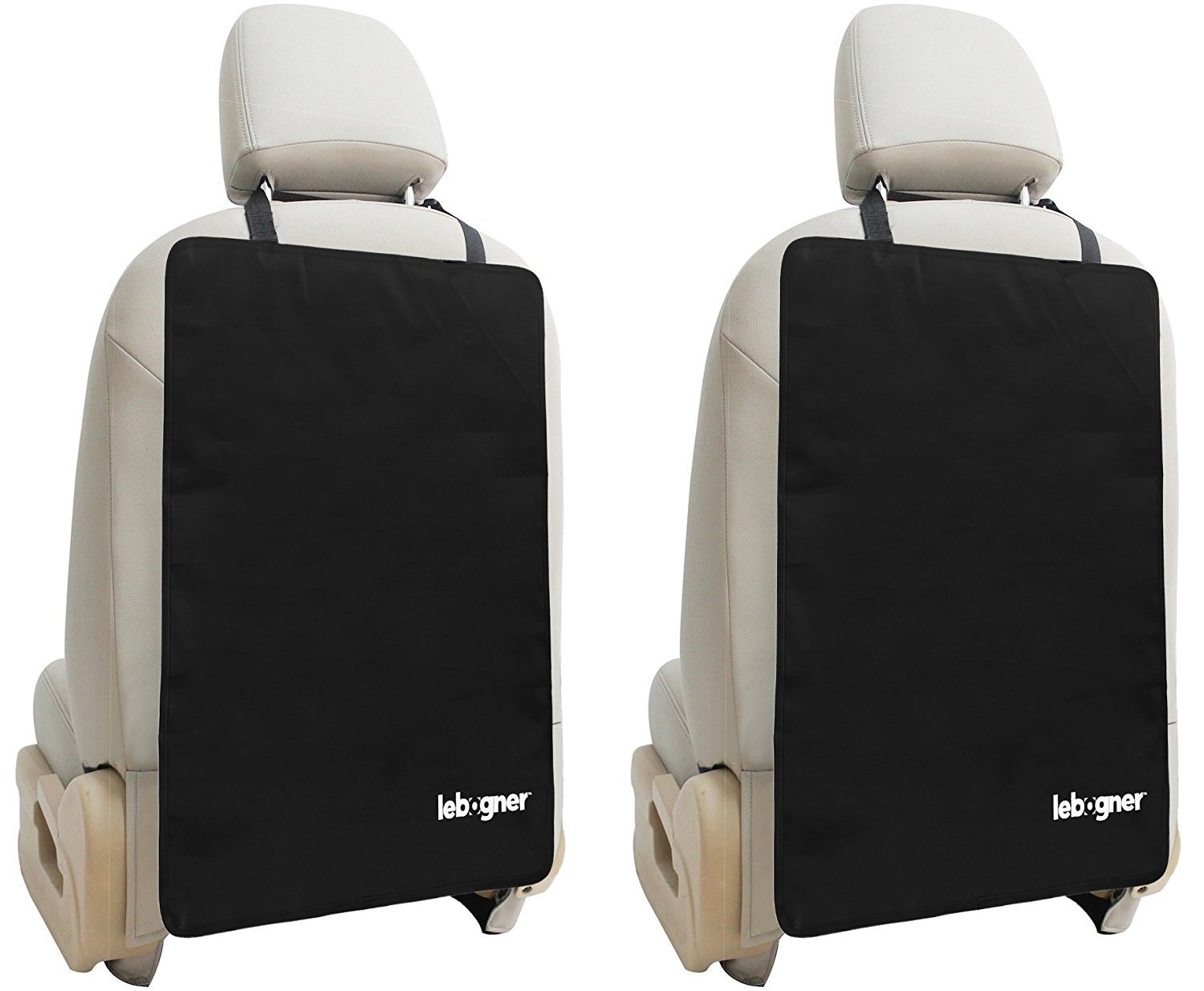 Buy lebogner Luxury Car Seat Back Kick Mat Protectors 2 Pack Large Auto