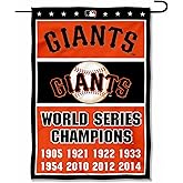 San Francisco Giants 8-Time World Series Champions Double Sided Garden Flag