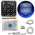 iCubeSmart 3D Led Cube Kit DIY Soldering Project 8x8x8 Led Light Cube DIY Electronic Kits Programmable Soldering Learning Kit