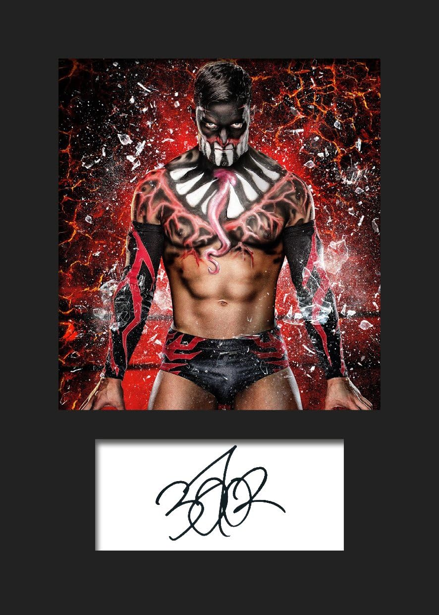 FINN BALOR WWE #1 | Signed Mounted Photo Reprint | A5 Size to Fit 6x8 Inch Frames | Machine Cut | Photo Display | Present Gift Collectible