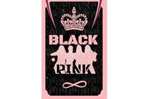 BLACK and Pink K-Pop Fans Back to School Essentials: Adorable Kpop Journals, Stylish Kpop Notebooks, and 6 x 9 Blank Lined Journals for Perfect Kpop Gifts