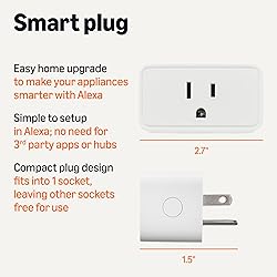 Amazon Basics Smart Plug, Works with Alexa