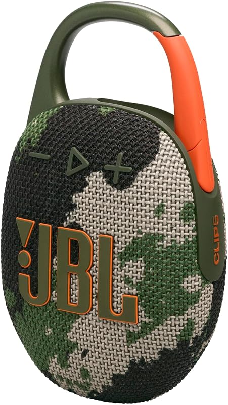 Clip 5, Altavoz Inalámbrico Portátil con Bluetooth, Camuflaje