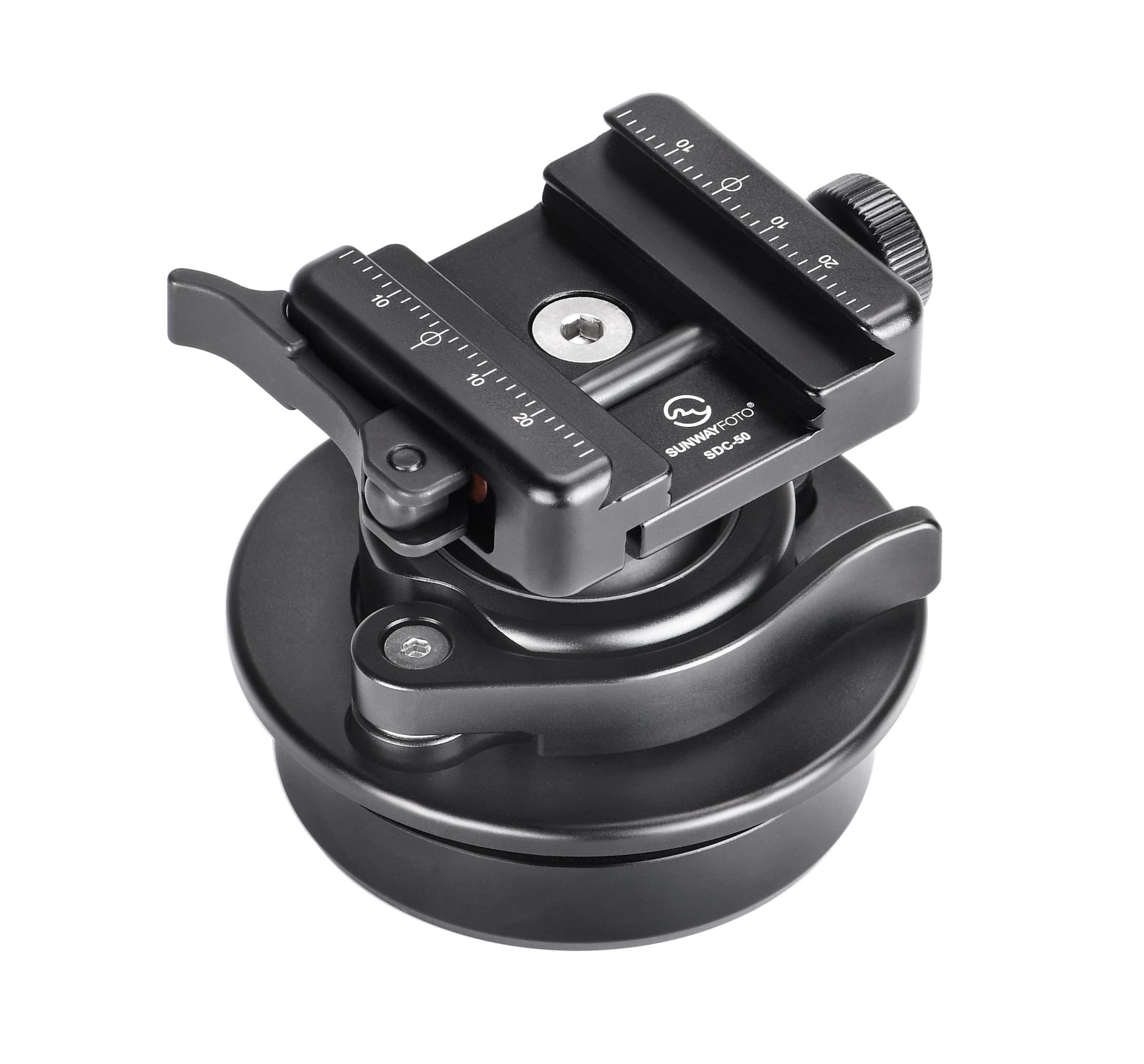 SunwayFoto IB-40 Low-Profile Inverted Ball Head with SDC-50 Duo-Lever Clamp