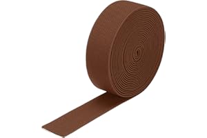 MECCANIXITY Twill Wide Elastic Band Double-Side 1.2 Inch Flat 4 Yard Woven Elastic Band Knit Elastic Spool Heavy Stretch Stra