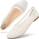 hash bubbie Women's Flats Shoes Ballet Flats Womens Knit Mesh Washable Dress Shoes Comfortable Slip on Loafers for Women Breathable Business Casual Shoes