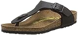 Birkenstock Unisex-Child Gizeh Kids Black Birko