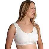 Gentle Touch Surg-Ease Bra with Hook & Eye Front Closure- Post Mastectomy Recovery Bra, Made in USA