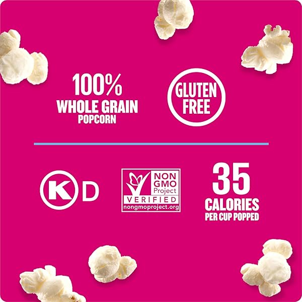 ANGIE’S BOOMCHICKAPOP SEA SALT MICROWAVE POPCORN, 3.29 OZ., 6-COUNT BAGS