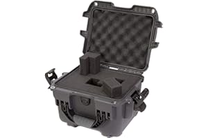 Nanuk 908 Waterproof Hard Case with Foam Insert - Graphite - Made in Canada