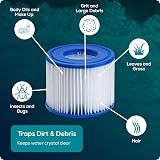 Bestway Filter Cartridge VI for Lay-Z-Spa White Blue Pack of 6 view 3