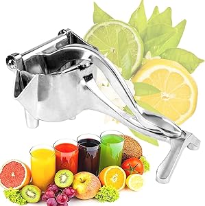 TAISHAN Heavy Duty Manual Fruit Juicer Press Squeezer,Hand Squeezer,Premium Quality Metal Aluminum alloy Lemon Squeezer,Manual Citrus Press Juicer, Lemon Lime juice, orange juice, apple juice