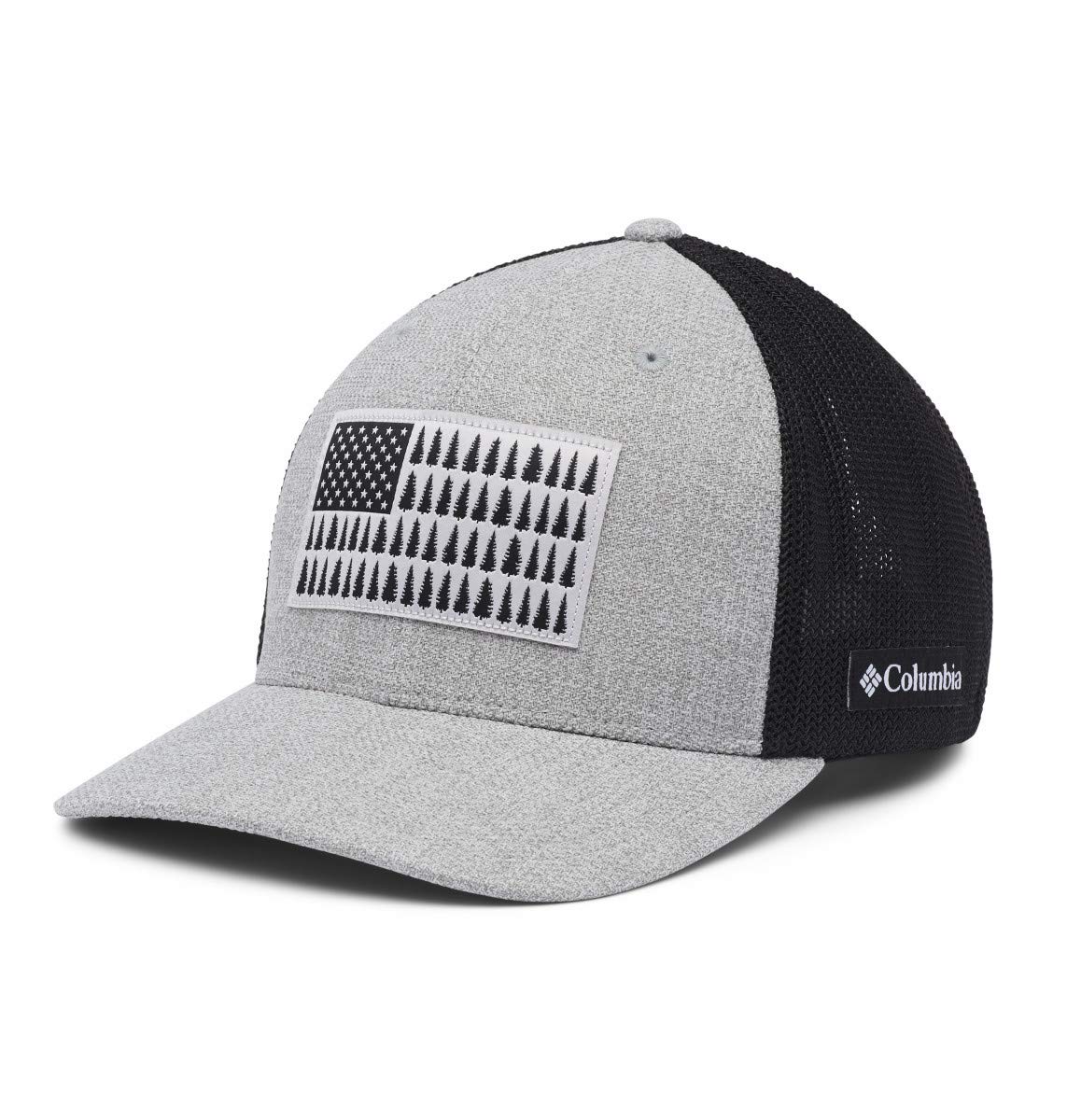 Columbia Tree Flag Mesh Ball Cap-Low Crown