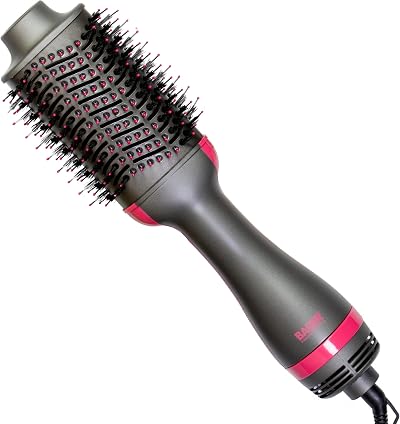 Bauer Professional 3-in-1 Hot Air Blow Dry Brush Ionic Detangler 1200W