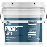 Earthborn Elements Powdered Sugar 1 Gallon Bucket, Baking Essential, Desserts &amp; Candy (80 Ounce)