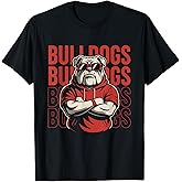 Retro Bulldogs Gift for Men Women Boys Girls Kids T-Shirt