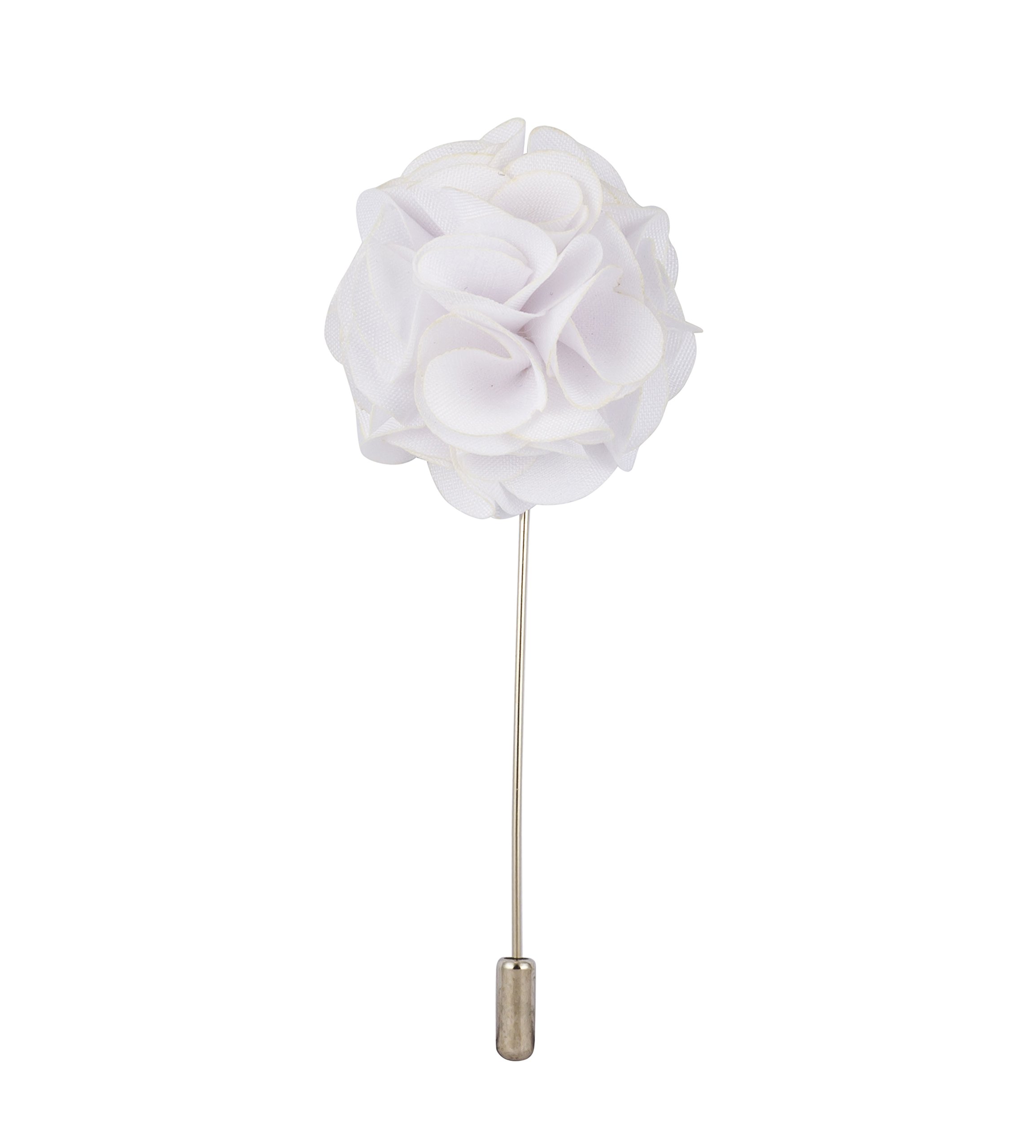 Brooch Lapel Pin for Men White Bunch Flower Lapel Pin Badge Coat Suit Wedding Gift Party Shirt Collar Accessories
