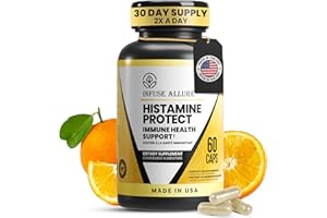 Infuse Allurè - Premium Histamine Block Supplement - Histamine Blocker Diamine Oxidase - Advance DAO Enzyme Supplement for Fo