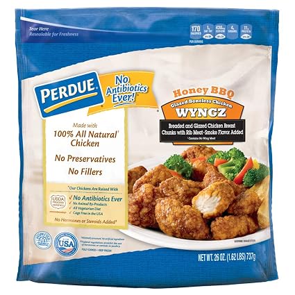 Perdue Honey bbq glazed chicken breast chunks (072745804410)