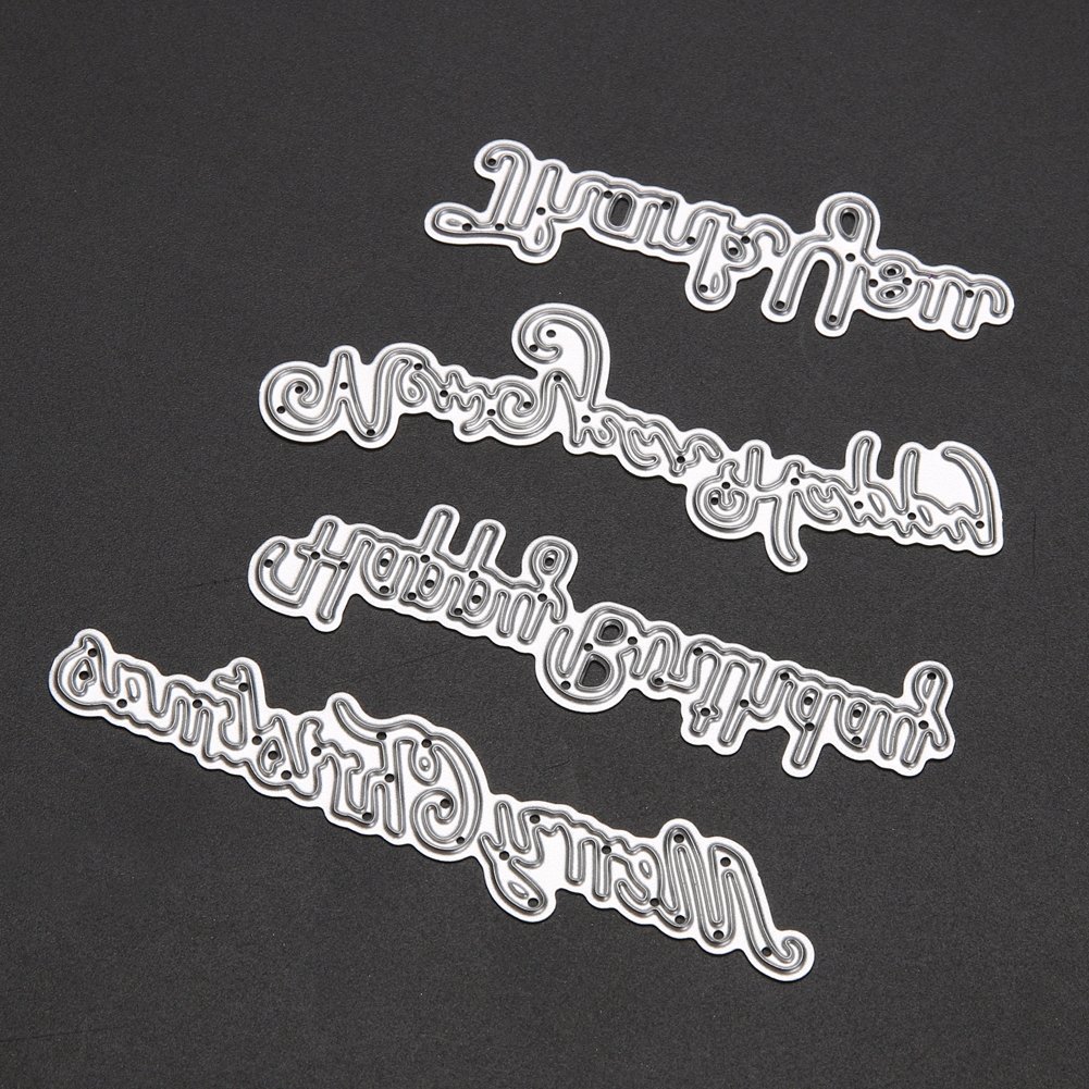 Napravi Rs Scrapbooking Loisirs Creatifs Broadroot Joyeux Anniversaire Cadre De Coupe Dies Pochoirs Scrapbooking Gaufrage Craft